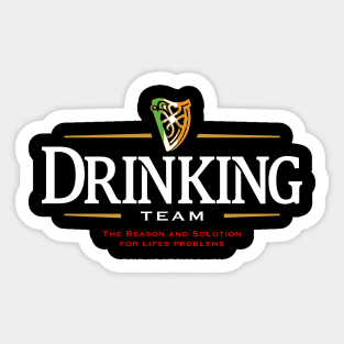 Drinking Team Sticker